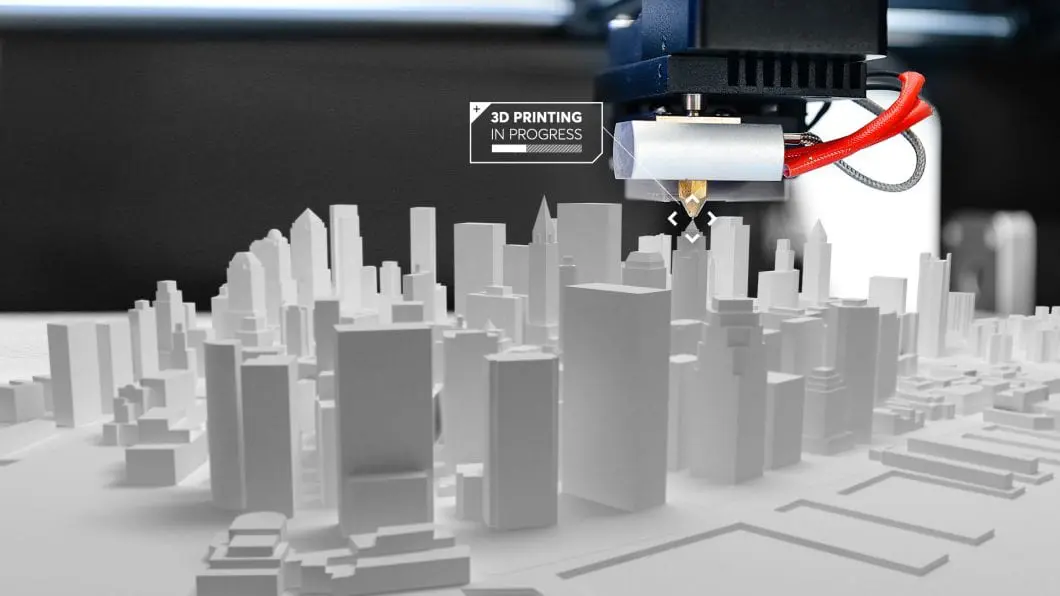 Impressão 3D maquete arquitetônica